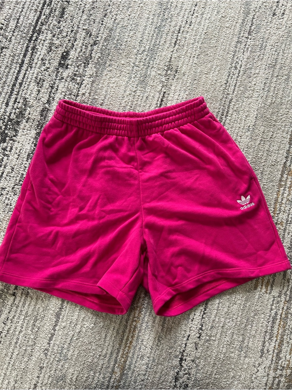 Adidas Pink Athletic Sweat Shorts
